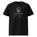 Standing Orders, Revised t-shirt in Black: typed memo of four orders under a crest, its NOT struck through in gold